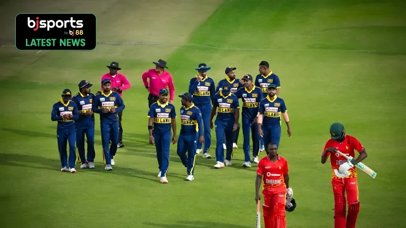 ZIM vs SL 2025 Lankans penalized for slow over-rate in 2nd ODI