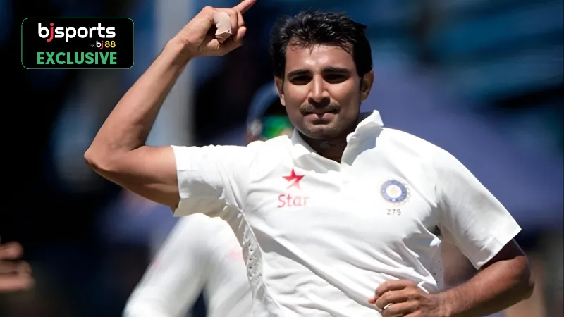 Top 3 performances of Mohammed Shami in Tests