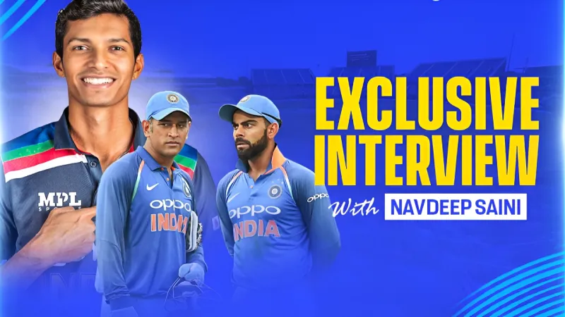 Navdeep Saini chooses between bowling to MS Dhoni in the death overs or Virat Kohli in powerplay [Exclusive]