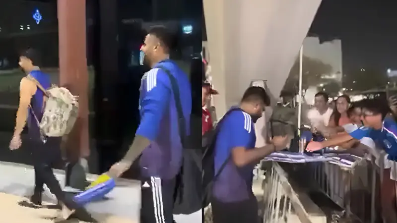 WATCH: 'Bhaukal hai Samson ka, local boy' - Suryakumar Yadav's stunning reaction after witnessing Sanju Samson's fans in Dubai