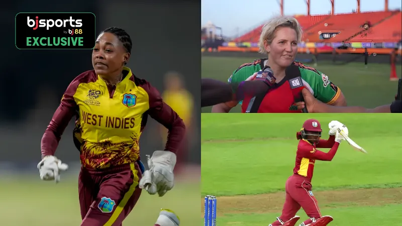 Shemaine Campbelle (c), Laura Harris, and Chedean Nation