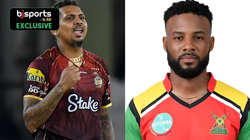 Sunil Narine (Trinbago Knight Riders) vs Shai Hope (Guyana Amazon Warriors)
