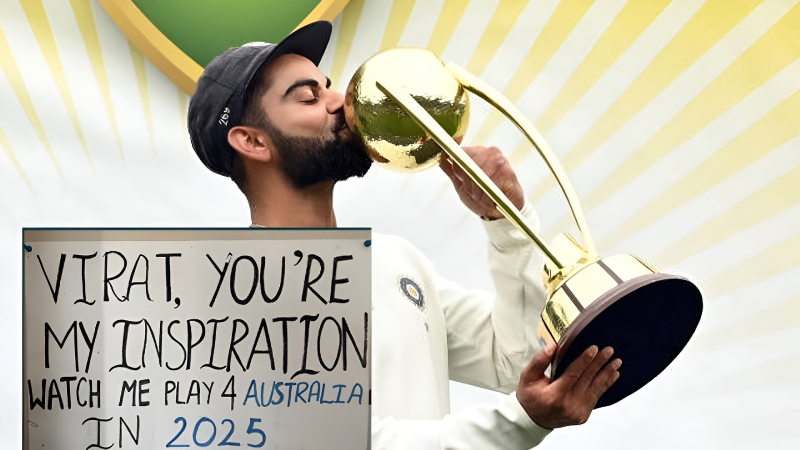 Australia Under-19 star credits watching Virat Kohli in 2018 as his cricketing inspiration