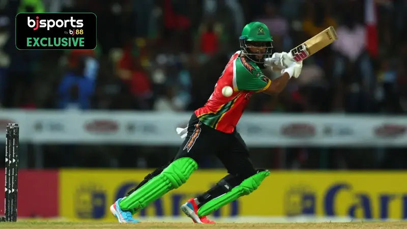 CPL 2025: Most runs in the tournament (Top 3)