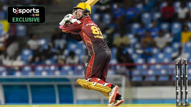 CPL 2025: Most runs in the tournament (Top 3)