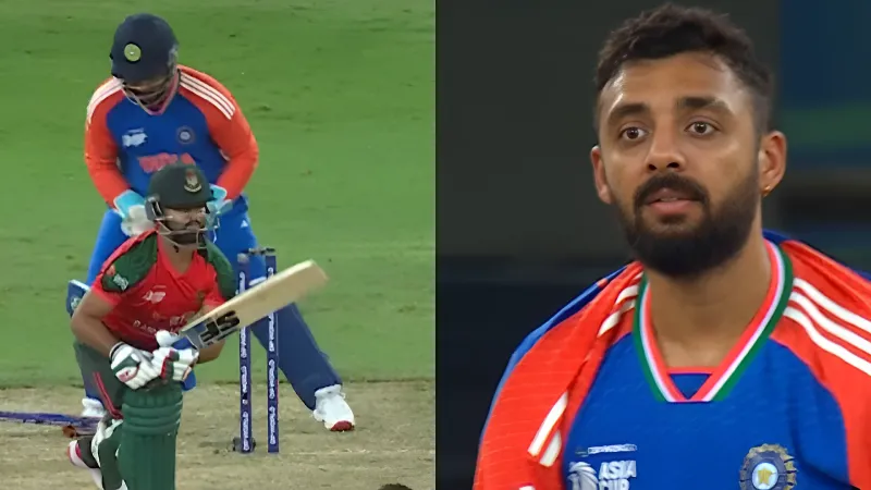 Asia Cup 2025 Watch - Varun Chakaravarthy bamboozles Shamim Hossain with his mystery in IND vs BAN