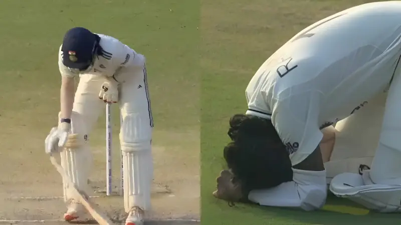 [WATCH] IND vs WI 2025 KL Rahul cries in pain after ball hits his groin, physio comes to check