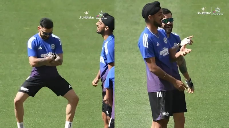 [WATCH] AUS vs IND 2025: Virat Kohli in jovial mood during India’s second practice session in Perth