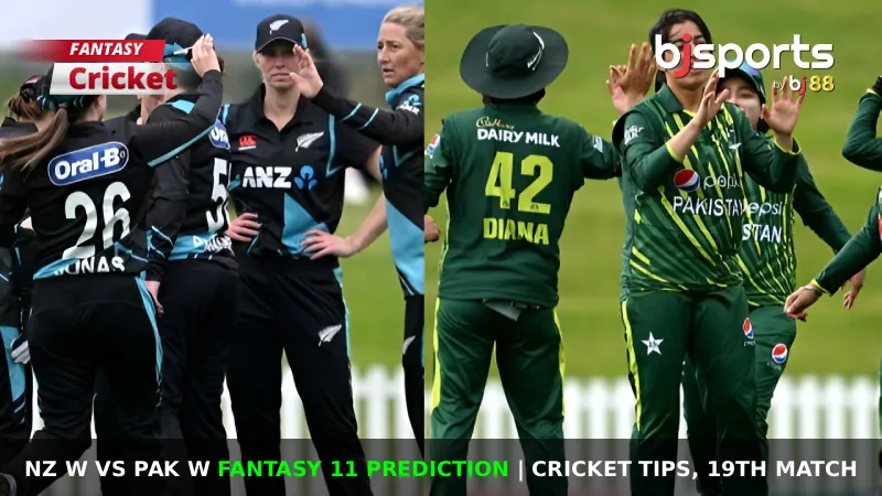 NZ W vs PAK W Dream11 Prediction, 19th Match, Fantasy Cricket Tips, Playing 11, Injury Updates & Pitch Report for ICC Women’s ODI World Cup 2025