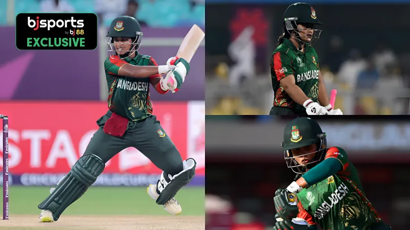 Fargana Hoque, Rubya Haider (wk), and Sharmin Akhter