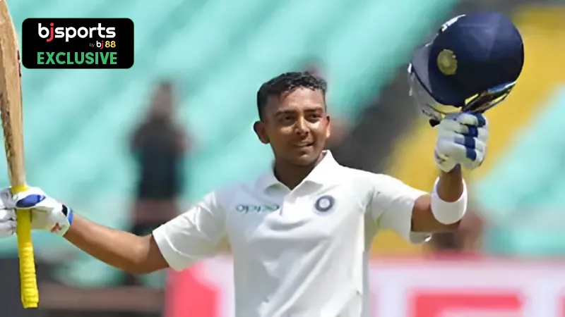 Top 3 performances of Prithvi Shaw in cricket