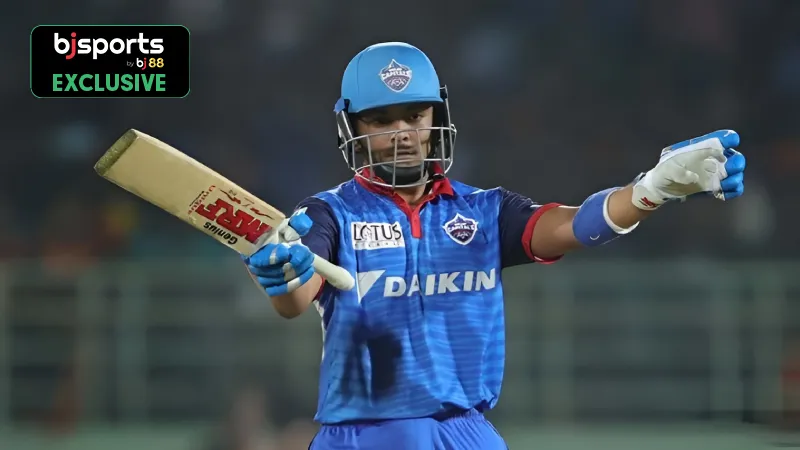 Top 3 performances of Prithvi Shaw in IPL