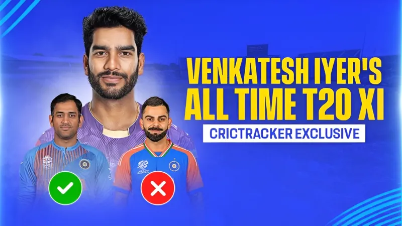 Venkatesh Iyer picks his all-time T20 XI, leaves out Rohit Sharma, Virat Kohli [Exclusive]