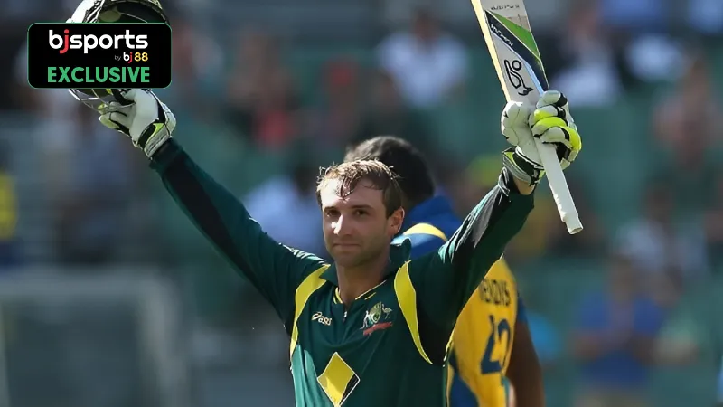 Top 3 performances of Phillip Hughes in international cricket