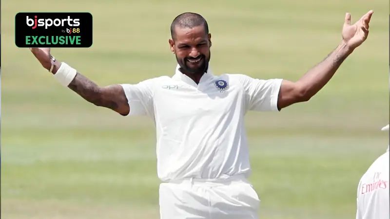 Top 3 performances of Shikhar Dhawan in Tests