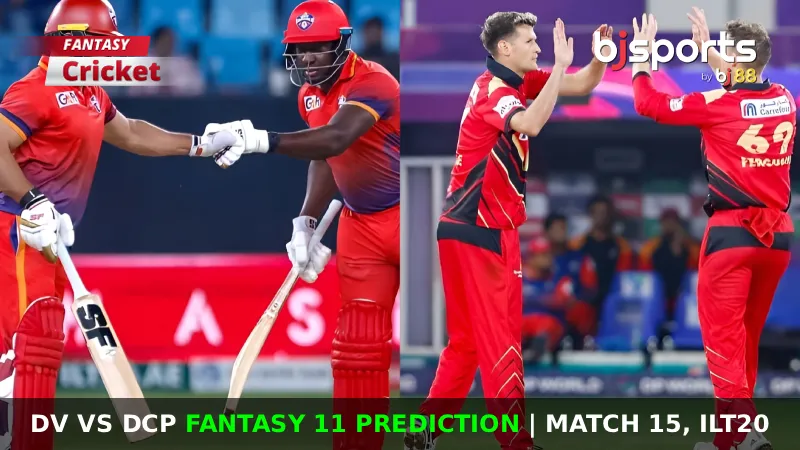 DV vs DCP Dream11 Prediction, Match 15, International League T20 Fantasy Cricket Tips, Playing XI, Pitch Report & Injury Updates