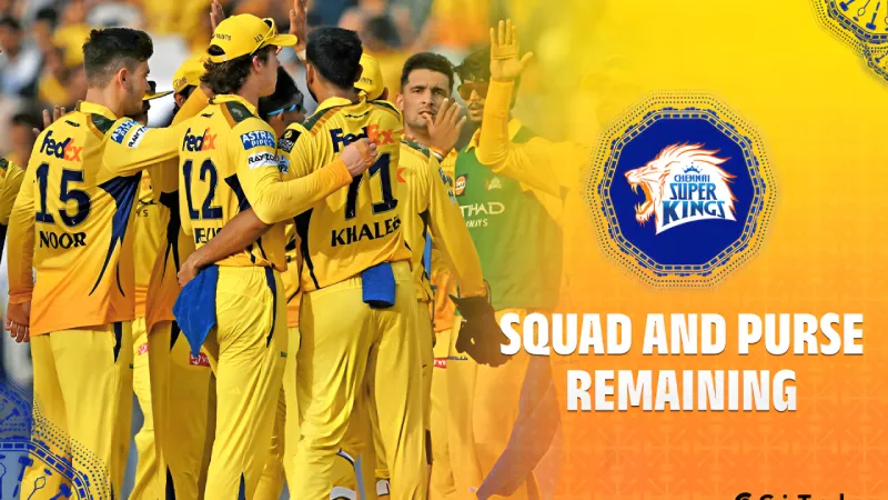 CSK Squad 2026 Player List Complete Chennai Super Kings Squad and Players List for IPL 2026