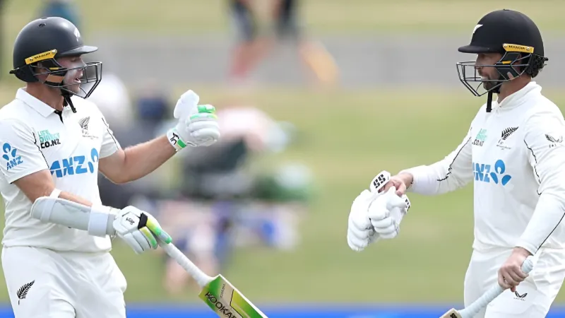 NZ vs WI 2025 Tom Latham, Devon Conway script history with first-of-its-kind feat