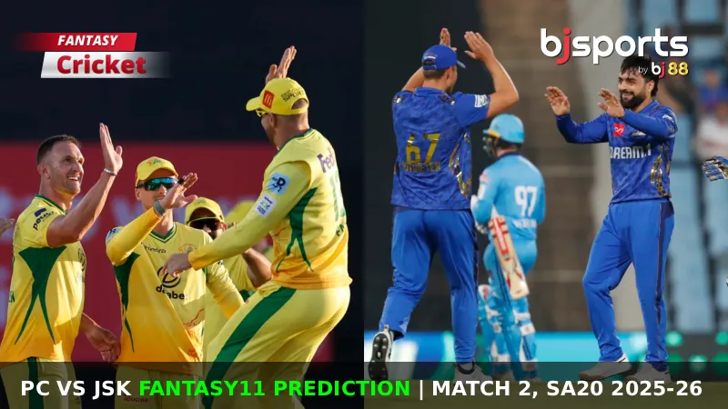 PC vs JSK Dream11 Prediction, Match 2, SA20 Fantasy Cricket Tips, Playing XI, Pitch Report & Injury Updates