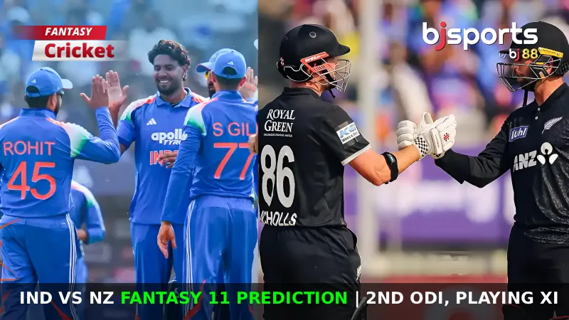 IND vs NZ Dream11 Prediction, 2nd ODI, Fantasy Cricket Tips, Playing XI, Injury Updates, Pitch Report for New Zealand tour of India 2026