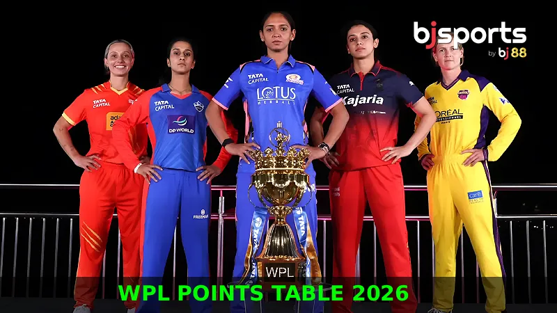 WPL Points Table 2026 Can MI Women Defend Top Spot