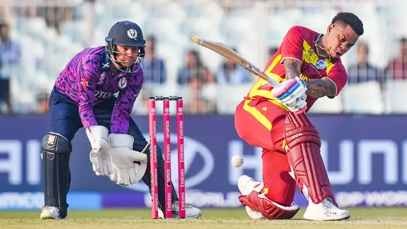 West Indies vs Scotland Highlights, 2nd Match | Feb 07: Hetmyer’s Fifty and Shepherd’s Hat-trick Lead to 35-Run World Cup Win