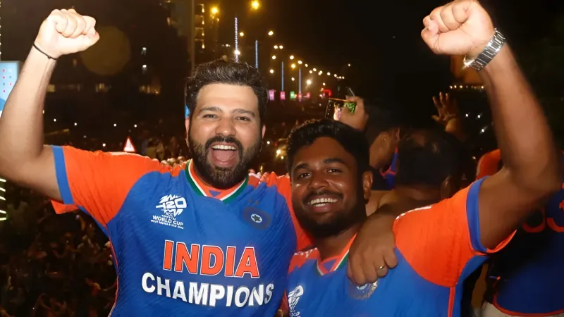 [WATCH] T20 World Cup 2026 Rohit Sharma’s message to Sanju Samson at start of tournament goes viral after Kolkata blitz