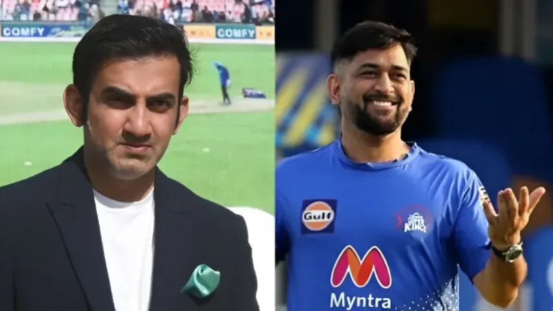 Gautam Gambhir's reply to MS Dhoni's Coach Sahab post sends fans into a frenzy