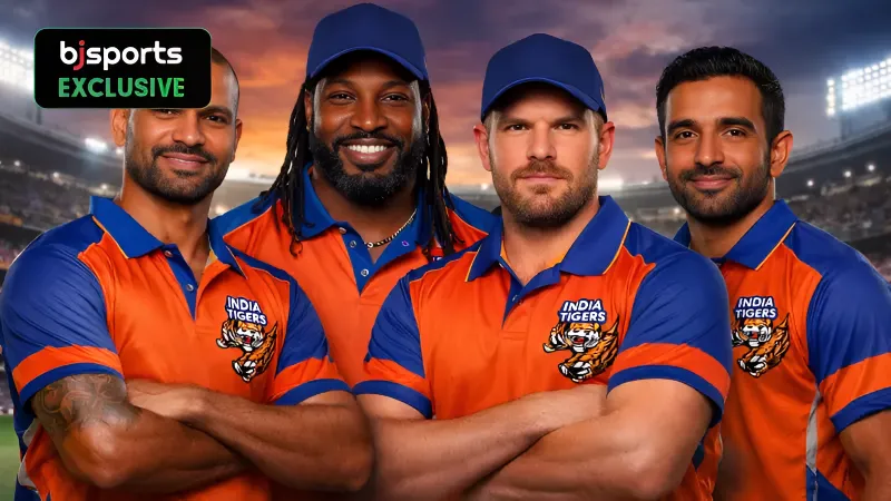 Legends League Cricket 2026: Predicting the Mumbai Spartans XI and India Tigers XI