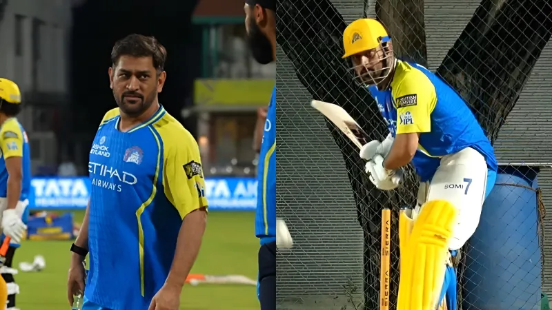 CSK official provides MS Dhoni’s injury update ahead of Delhi Capitals clash