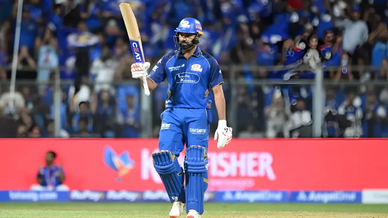 [WATCH] Rohit Sharma smashes massive six to surpass major MI milestone vs RCB
