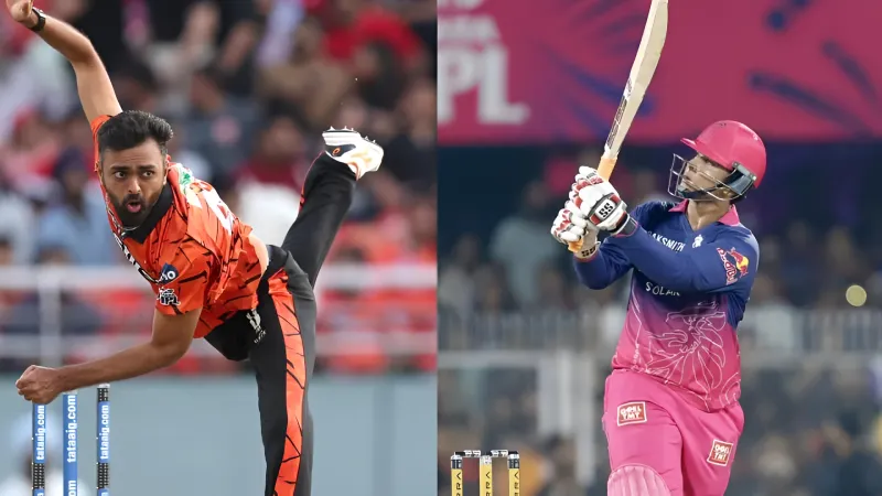 Top Battles SRH vs RR IPL 2026 Match 21