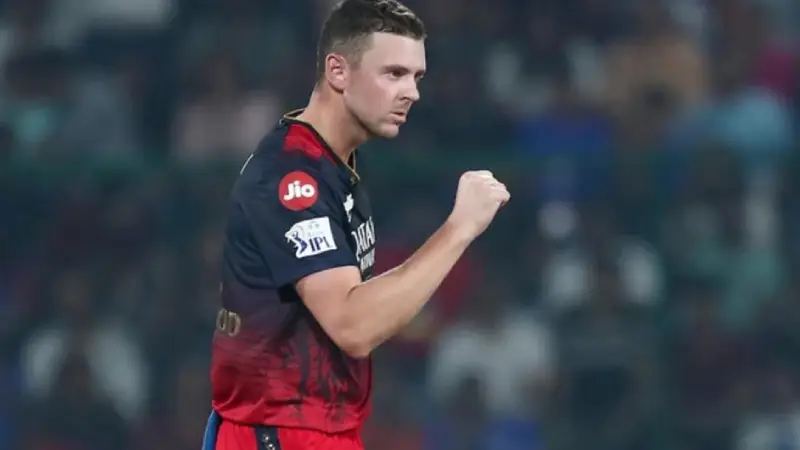 IPL 2026: Is Josh Hazlewood playing in RR vs RCB Match 16?