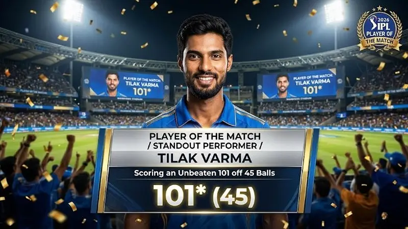 Mumbai Indians vs Gujarat Titans Highlights, IPL 2026: Tilak Varma’s Century Powers MI to 99-Run Win