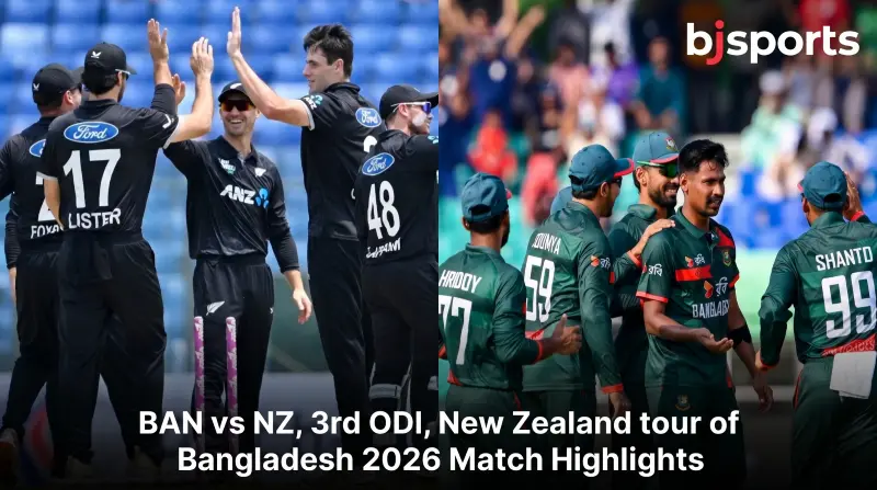 Bangladesh vs New Zealand Highlights, New Zealand tour 2026 Bangladesh Clinch ODI Series 2-1 With Dominant 55-Run Win over New Zealand as Shanto's Century Proves Decisive