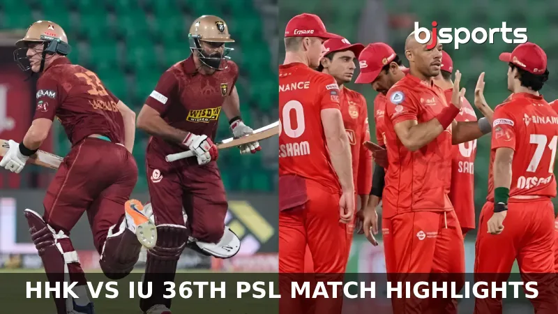 Hyderabad Kingsmen vs Islamabad United Highlights, PSL 2026 Hyderabad Kingsmen's Catastrophic Batting Collapse Gifts Islamabad United An 8-Wicket Rout