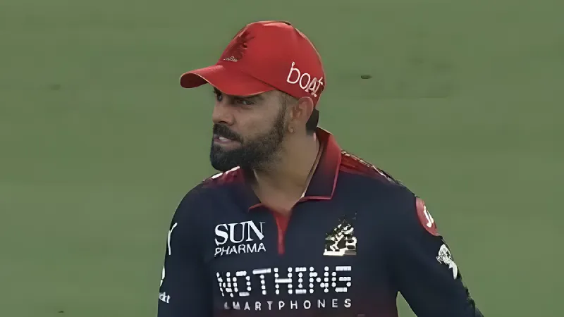 [WATCH] Virat Kohli aggressive celebration after taking Shubman Gill's catch during GT vs RCB