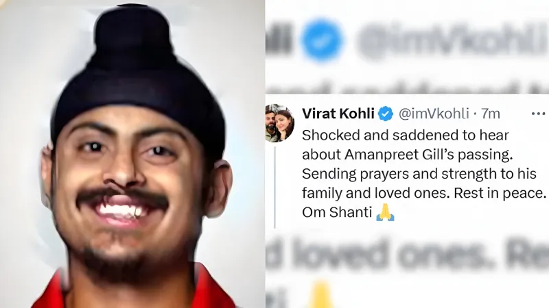 Virat Kohli’s ex-India Under-19 teammate Amanpreet Singh Gill dies at 36, legendary cricketer reacts