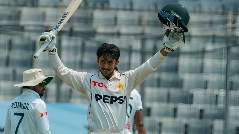 Who is Azan Awais 21-year-old Pakistan opener scored century on Test debut versus Bangladesh