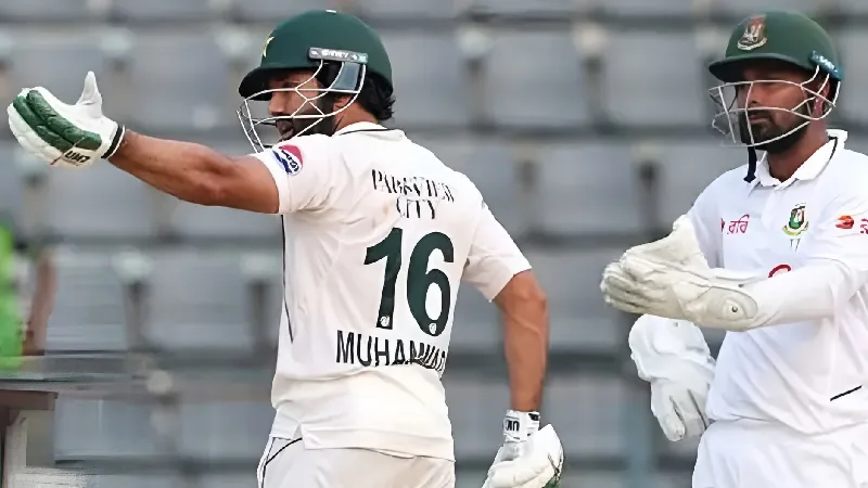 Litton Das reveals Mohammad Rizwan refused to shake hands with Bangladesh players after Test series loss