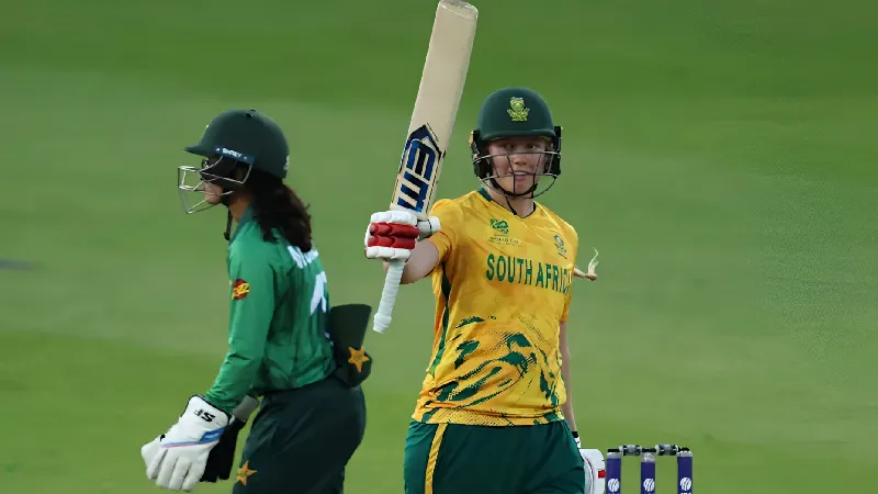 Women's T20 World Cup 2026 PAK W vs SA W Today's Match Highlights Unmissable video recap, POTM, match analysis, stats and more