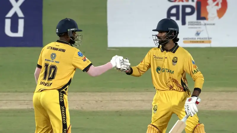 APL 2026: Match 16, SVL vs ROR Match Prediction – Who will win today’s APL match between Simhadri Vizag Lions vs Royals of Rayalaseema?