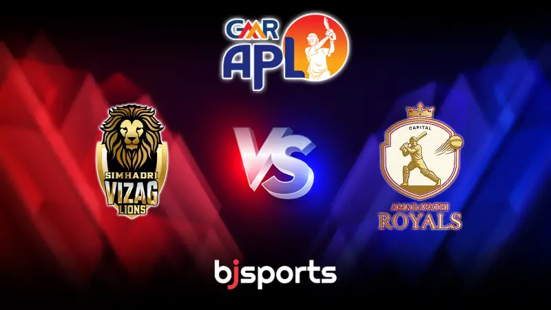 APL 2026: Qualifier 2, SVL vs AMR Match Prediction – Who will win today’s APL match between Simhadri Vizag Lions vs Amaravati Royals?