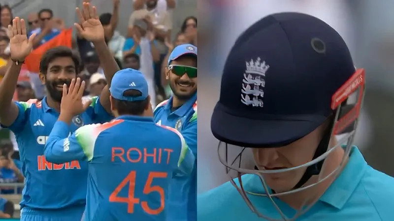 [WATCH] Jasprit Bumrah marks his return with 150th ODI wicket, packs away Harry Brook