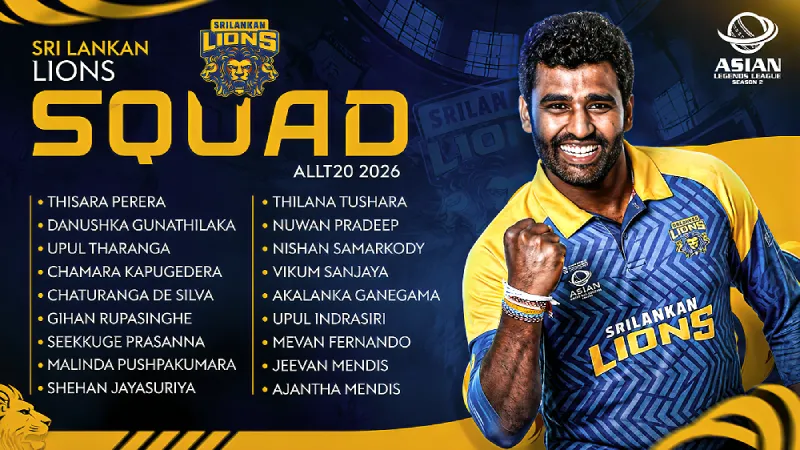 ALL 2026: Match 1, SLLS vs AFGP Match Prediction – Who will win today’s match between Sri Lankan Lions vs Afghanistan Pathans?