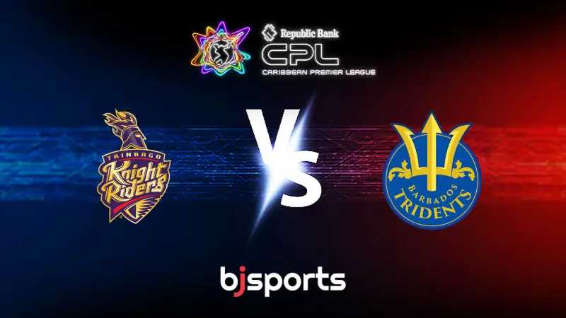CPL 2026: Match 19, TKR vs BT Match Prediction – Who will win today’s CPL match between Trinbago Knight Riders vs Barbados Tridents?