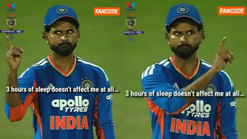 [WATCH] Shreyas Iyer's viral co-ordination routine during AFG vs IND 1st T20I