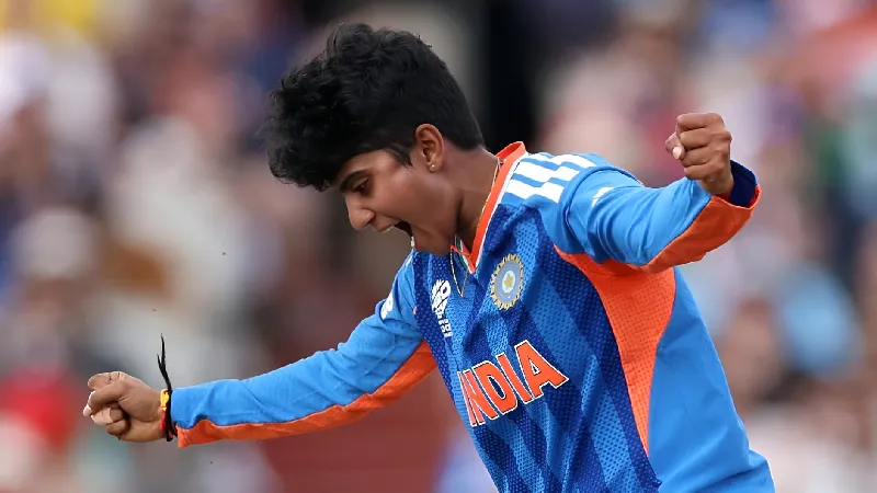 Shree Charani surpasses 800-point mark as India stars rise in ICC Women's T20I rankings