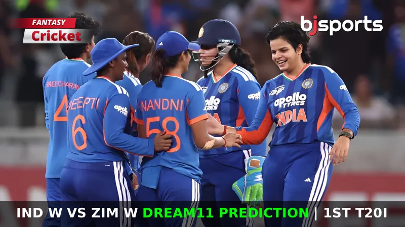 IND W vs ZIM W Dream11 Prediction, 1st T20I, Fantasy Cricket Tips, Playing XI, Injury Updates, Pitch Report for Zimbabwe Women tour of India, 2026