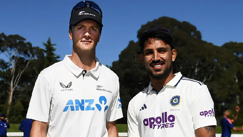 New Zealand A salvage nervy draw against India A as bad light plays spoilsport